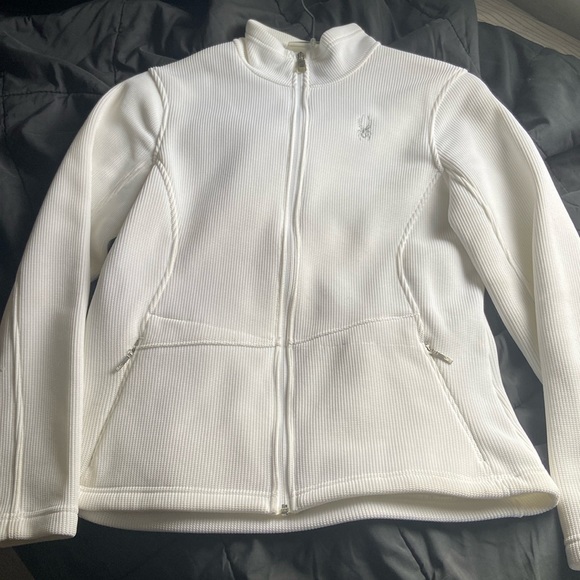 Jackets & Blazers - Women Spyder White Winter Ski Coat Jacket